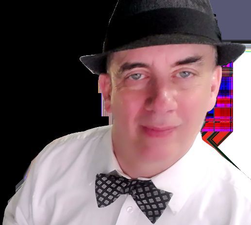 Chris Jones in hat and bowtie